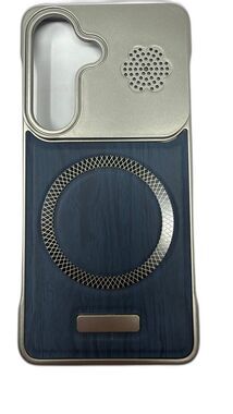 Wooden Texture Samsung Galaxy S26 Phone Case - Blue